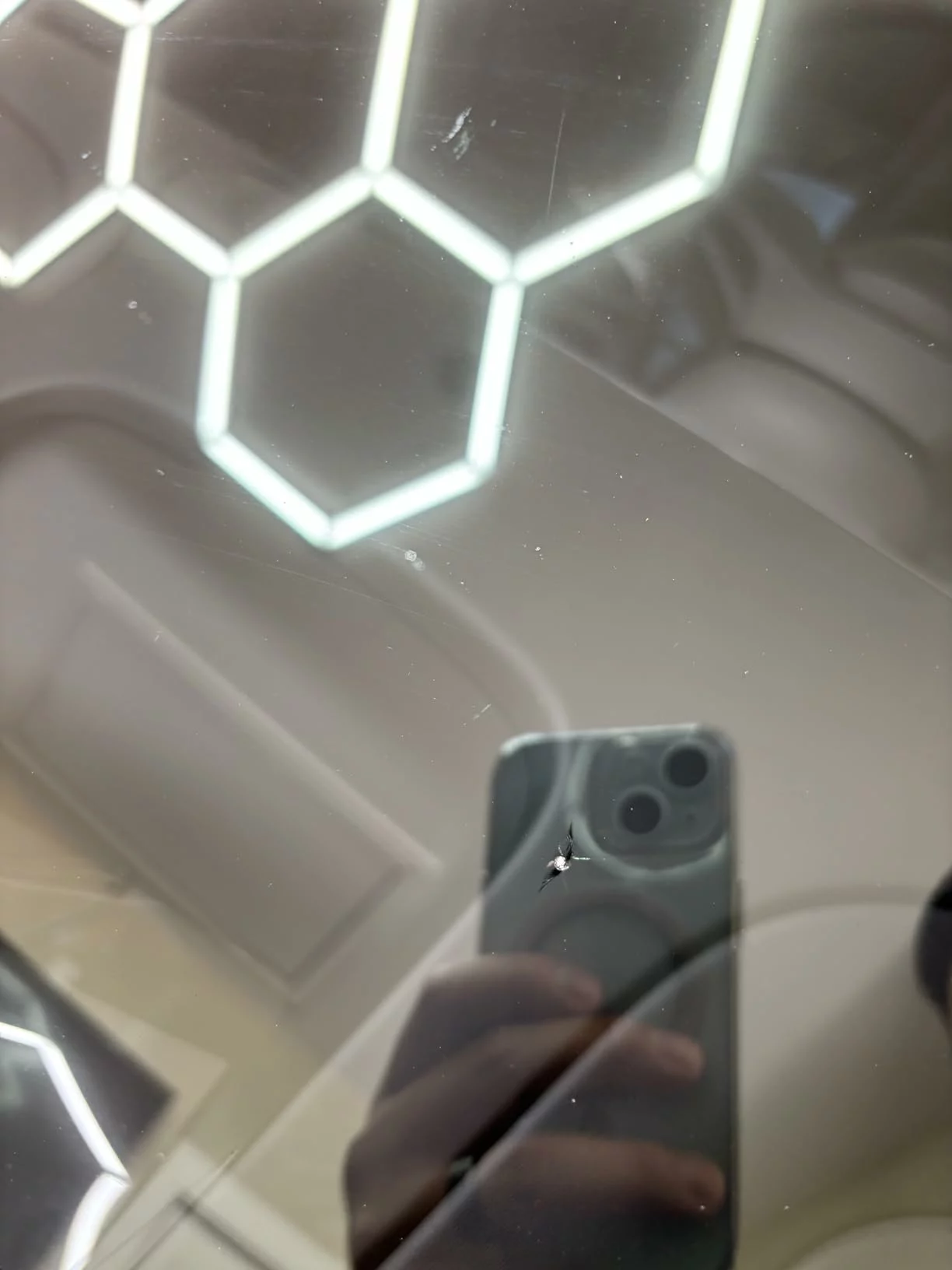 Click to view full screen LZHOME 25-Pack Hexagon LED Garage Lights - Oversized, Ultra-Bright 26,400LM Ceiling Lighting for Car Detailing, Workshops, Warehouses, Gyms, Basements, and Car Wash Areas photo review