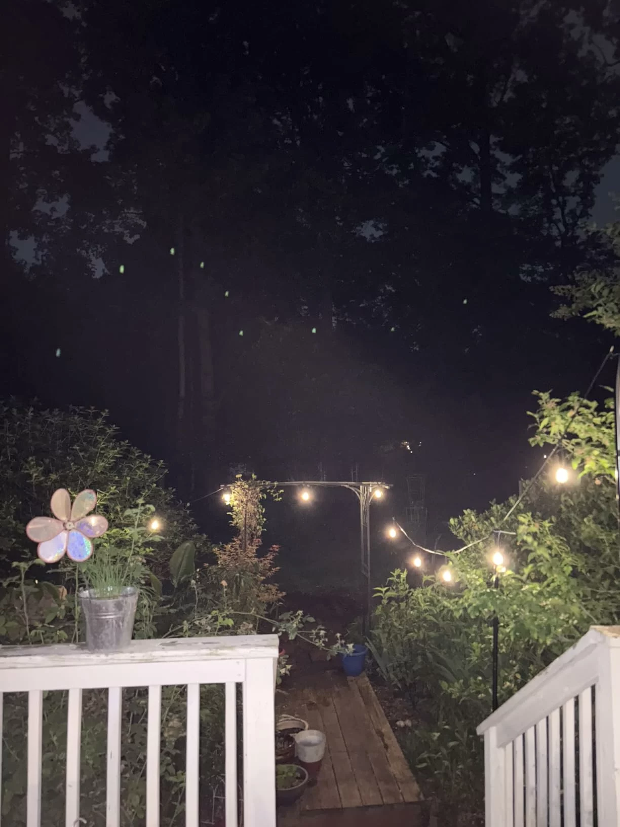 Click to view full screen Svater 105FT Outdoor LED String Lights - Commercial-Grade Patio Lights with 1W Dimmable S14 Shatterproof Bulbs, ETL Listed Heavy-Duty Waterproof Cafe, Bistro, and Market Lighting in Warm White photo review