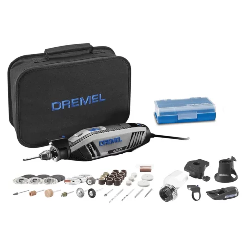 Dremel 4300 540 High Powered Rotary Tool Set with LED Light – Includes 5 Attachments 40 Accessories for Cutting Sanding Carving Grinding Engraving 1