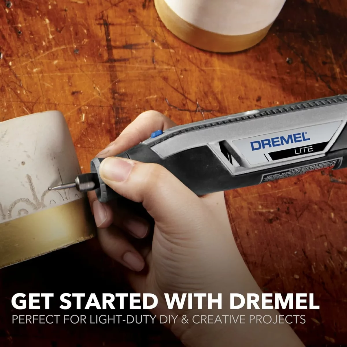 Dremel Lite 7760 N10 Cordless 4V Rotary Tool Kit with USB Charging Adjustable Speed and Quick Accessory Change Ideal for DIY Projects Crafting Engraving Sanding and Polishing 4