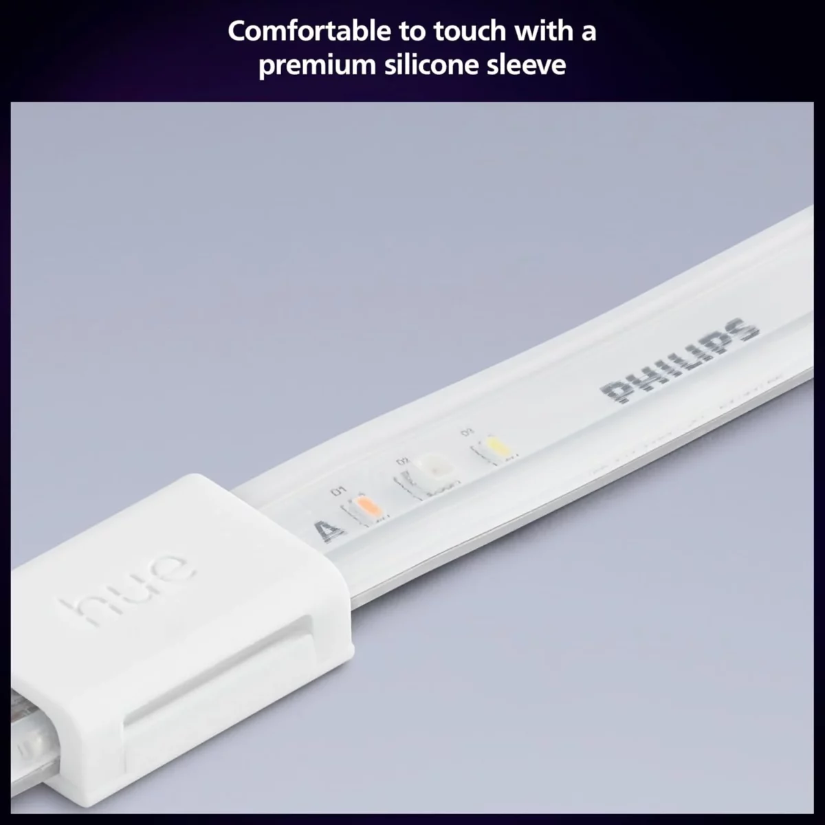 Philips Hue 16ft Indoor Smart LED Lightstrip Base Kit 1 Pack Works with Hue App Alexa Google Assistant Apple HomeKit 6