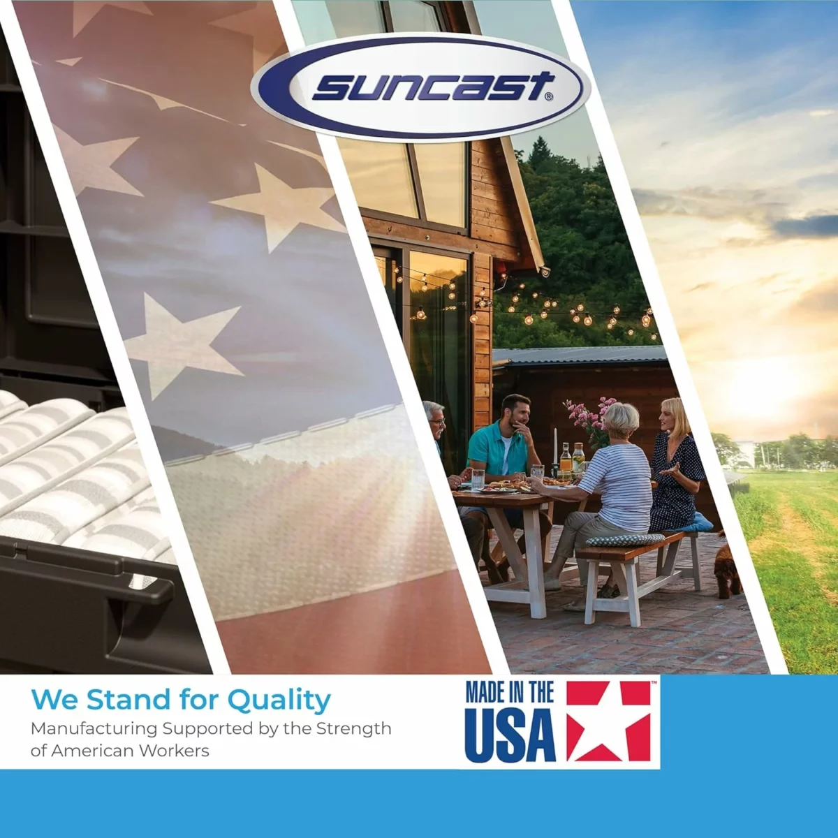 Suncast 33 Gallon Outdoor Trash Can with Lid Commercial Grade Hideaway Garbage Bin for 30 33 Gallon Bags Ideal for Patio Garage Backyard and Garden Brown 9