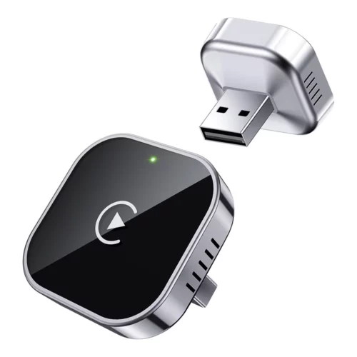 Teeran Wireless CarPlay Adapter 2025 Upgrade Converts Wired to Wireless CarPlay Mini USB Plug and Play Fast Stable Connection Compatible with iPhone and Cars with Built in Apple CarPlay 1