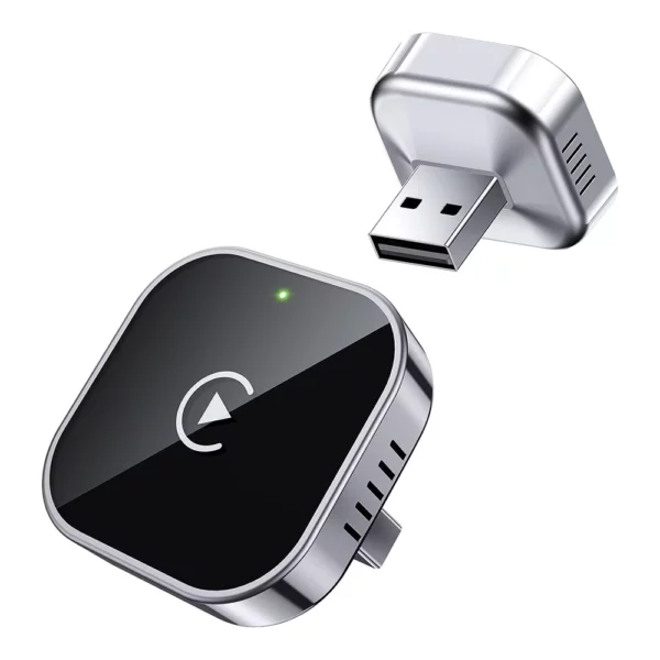 Teeran Wireless CarPlay Adapter 2025 Upgrade Converts Wired to Wireless CarPlay Mini USB Plug and Play Fast Stable Connection Compatible with iPhone and Cars with Built-in Apple CarPlay