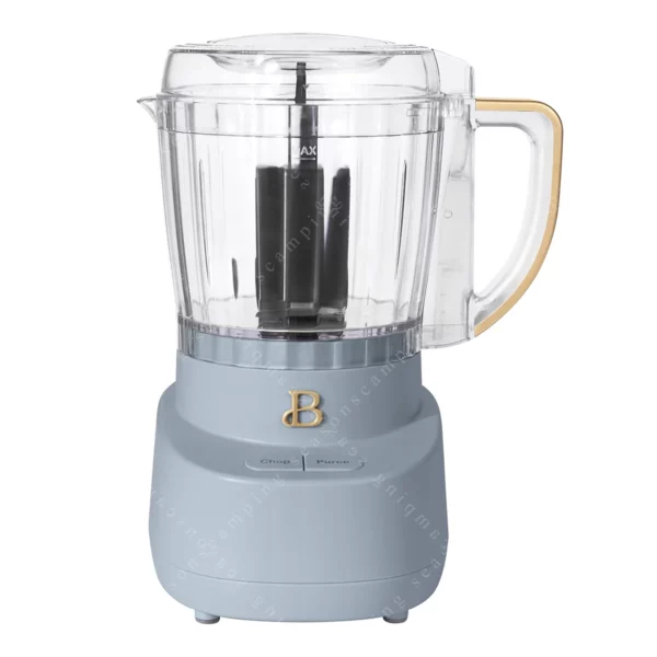 Beautiful 3-Cup Food Chopper by Drew Barrymore – White Icing Finish