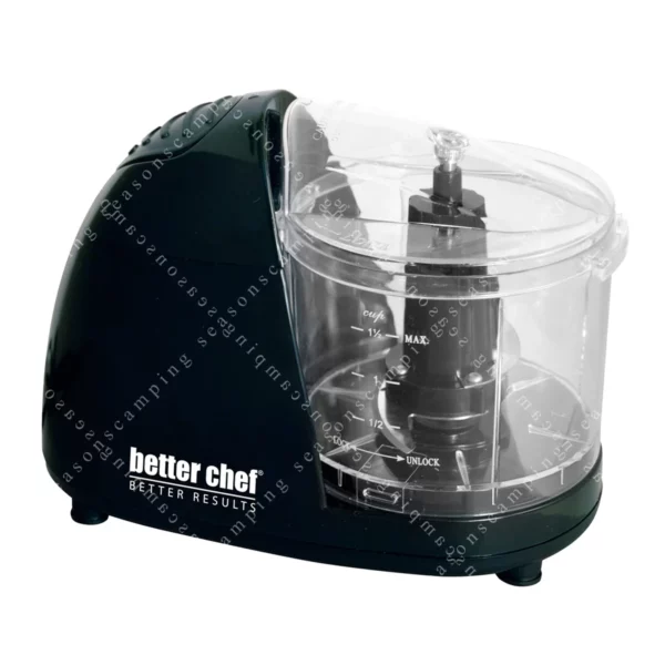 Compact Food Chopper – Black, Portable Kitchen Dicer