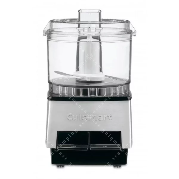 Mini Prep 21-Ounce Stainless Steel Food Processor – Compact Design, Black Finish