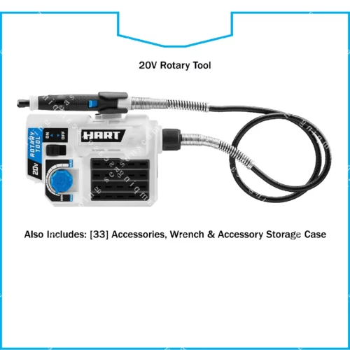 HART 20 Volt Cordless Rotary Tool with 33 Accessories Battery Not Included 1 a 2025 ta 1 010111a 4