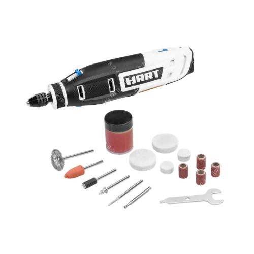HART Battery Powered 4 Volt Rotary Tool Kit with Accessories 1