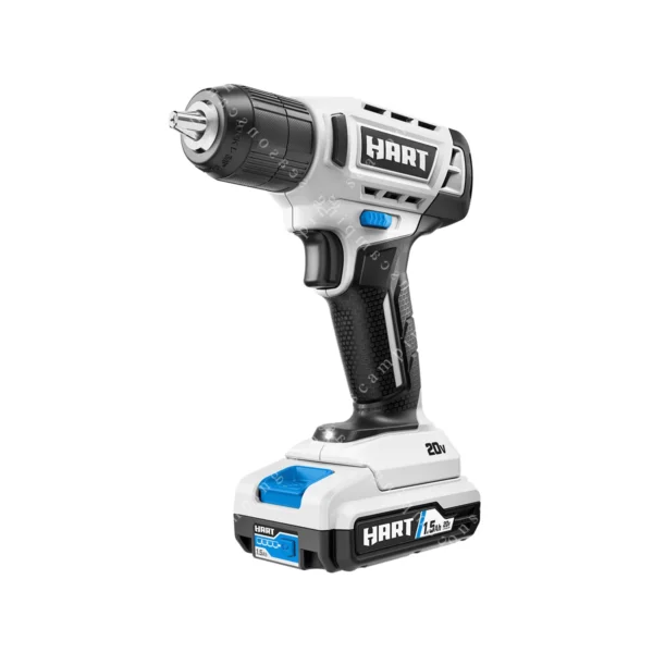 20V Cordless Drill/Driver Kit – 3/8-Inch, 250 ft-lb Torque, Includes 1.5Ah Battery & Charger