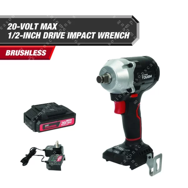 20V Max Brushless Hammer Drill – 2-Speed Cordless with 1.5Ah Lithium-Ion Battery & Charger
