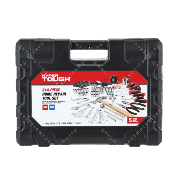 215-Piece Home Tool Set – Complete Household Repair Kit with Essential Hand Tools