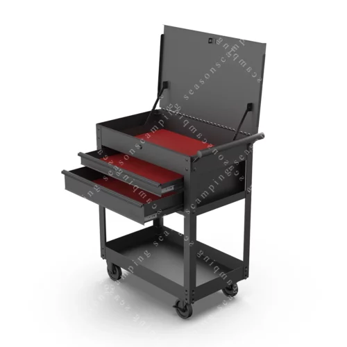 Hyper Tough 28 inch Steel Mechanics Tool Cart 500 lb Capacity Powder Coated Finish Black 1 ta 2025 01 2