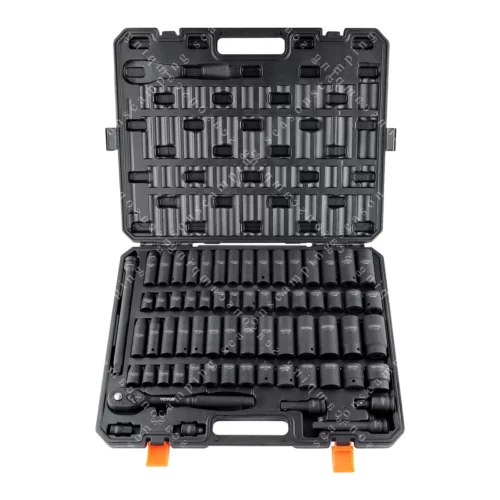 SKYSHALO SS213878655 12 Impact Socket Wrench Set 65 Piece 1