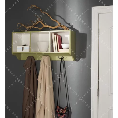 Safavieh Alice Wall Shelf with Three Storage Compartments White 7