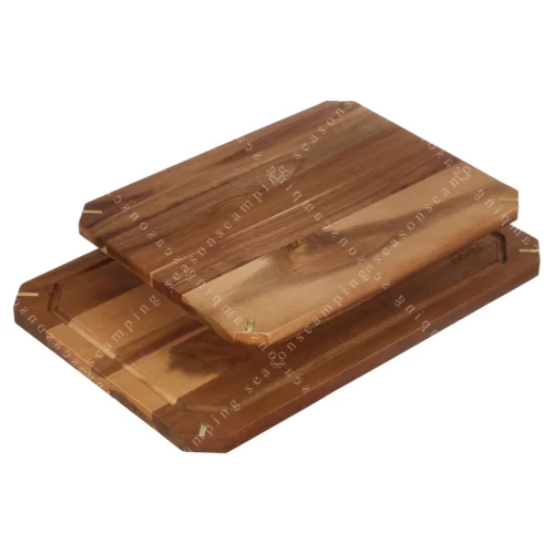 Thyme Table 2 Piece Acacia Cutting Board Set 1