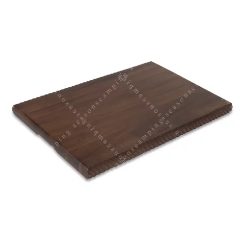 Yellowstone 18x12 inch Braided Wooden Butcher Block 1