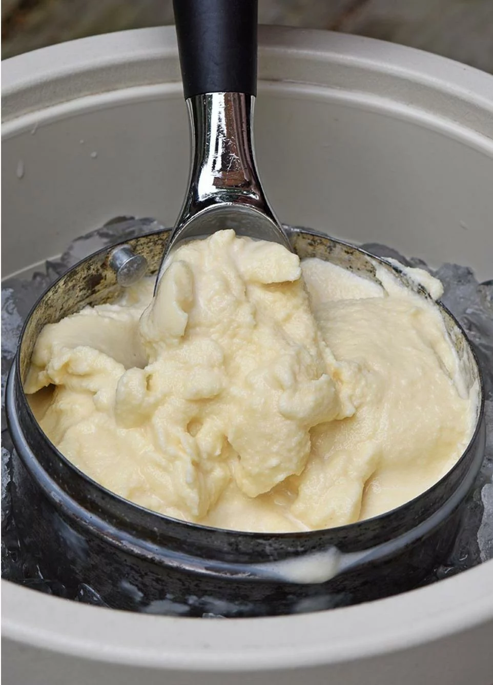 Click to view full screen 2-Quart Electric Ice Cream Maker – Make Homemade , Sorbet & Frozen Yogurt Digital Controls, Freezing Gel Canister – Stainless Steel photo review
