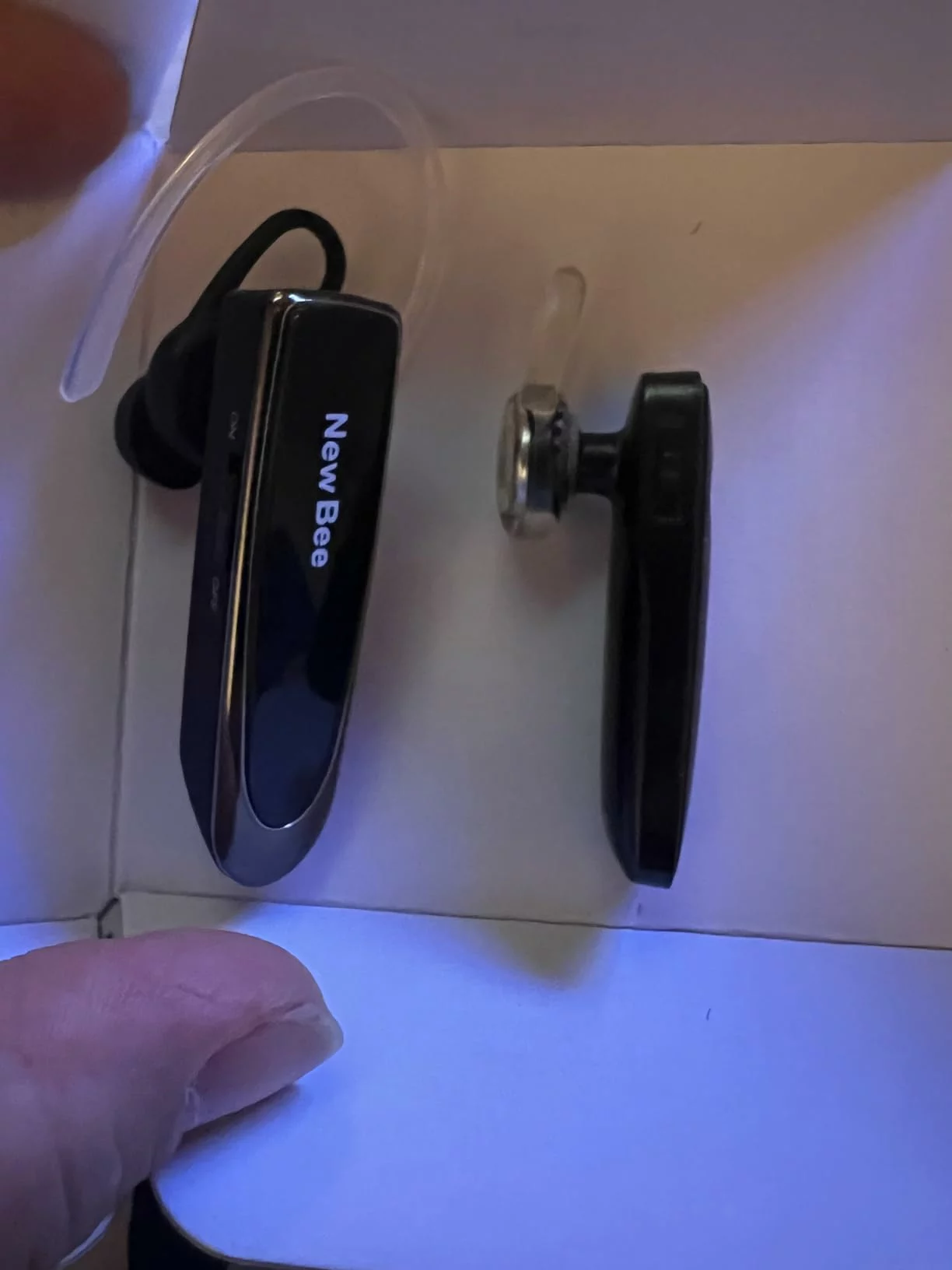 [2 Pack] Bluetooth Earpiece V5.0 Wireless Hands-Free Headset, 24H Playtime 60 Days Standby for iPhone Android Laptop Driver ( photo review