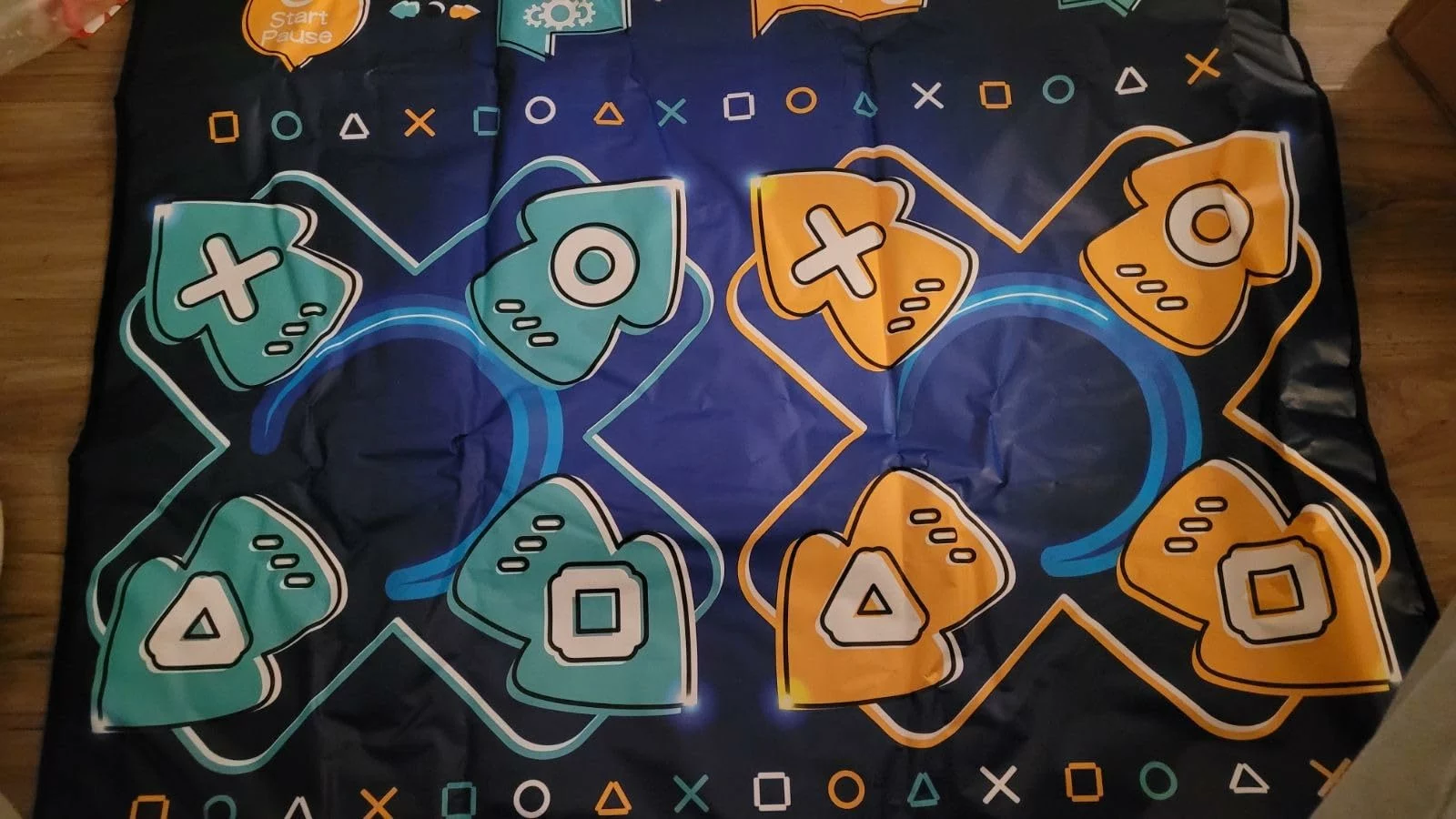 Click to view full screen Dance Mat Electronic Rhythm Play Pad with Built-in Music, 24 Challenge Levels photo review