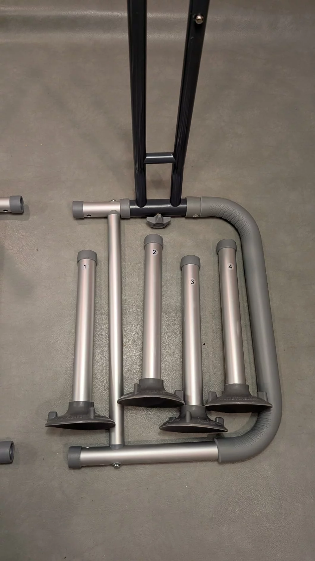 Click to view full screen Toilet Grab Bars for Seniors & Handicap – Adjustable Safety Rails, Large Suction Feet, Tool-Free Toilet Handles photo review