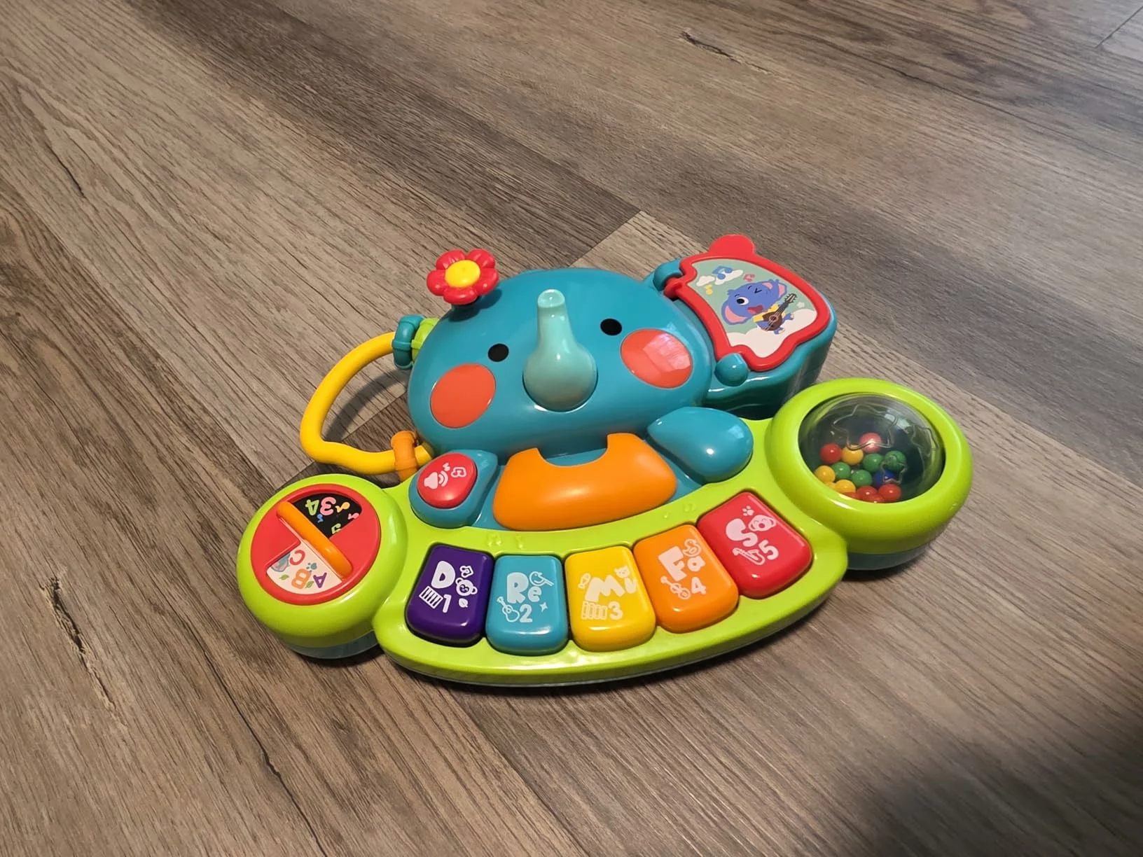 Click to view full screen Baby Piano Toy 6-12 Months, Light Up Musical Keyboard Early Learning Educational Toys for Infant Babies Boys Girls 0-18M Gift photo review