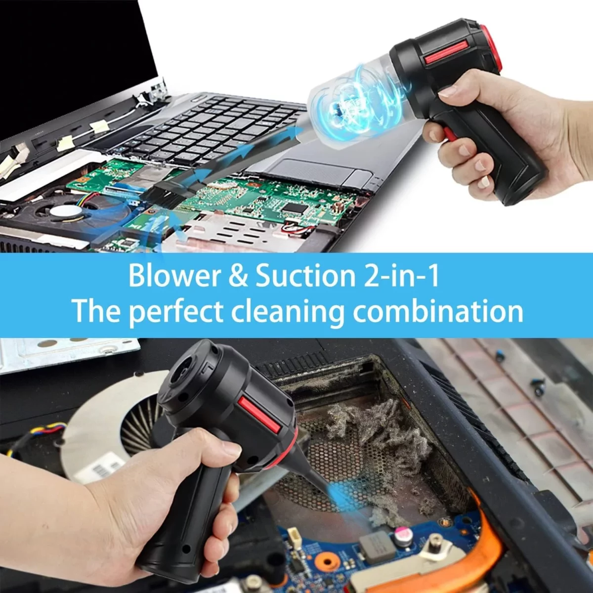 Air Duster Computer Vacuum Cleaner for Keyboard Cleaning Cordless Canned Air Powerful Energy 04