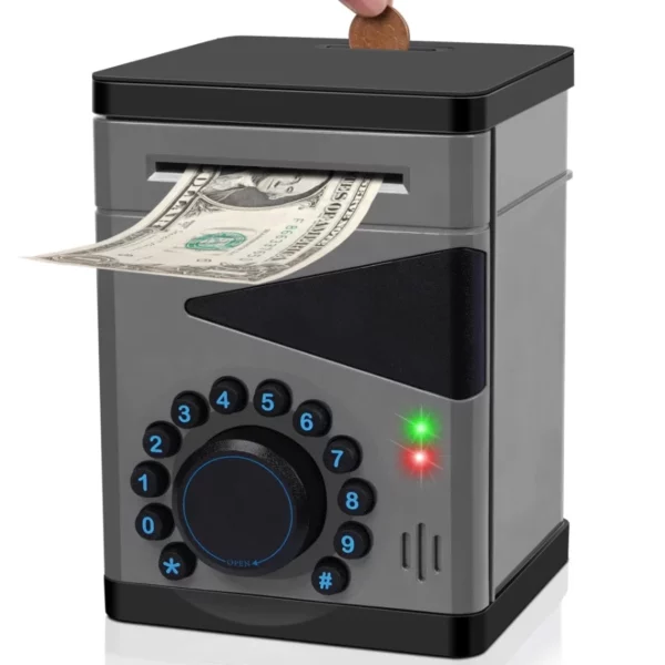 Electronic Boy Piggy Bank, Safe Money Bank For Kids Toddlers Children Teens, Encourage Saving Habit Gift Idea