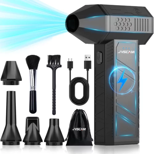 Compressed Air Duster Electric Air Duster with Brushless Motor 3 Gear Adjustable Cordless Air Bl 07