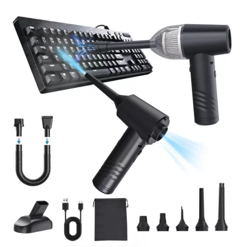 Compressed Air Duster Electric Computer Vacuum Cleaner for Keyboard Duster Cleaning Dust Vacuum Cord 01