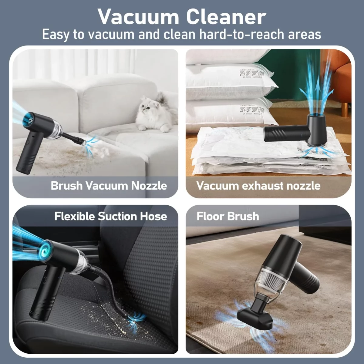 Compressed Air Duster Electric Computer Vacuum Cleaner for Keyboard Duster Cleaning Dust Vacuum Cord 04