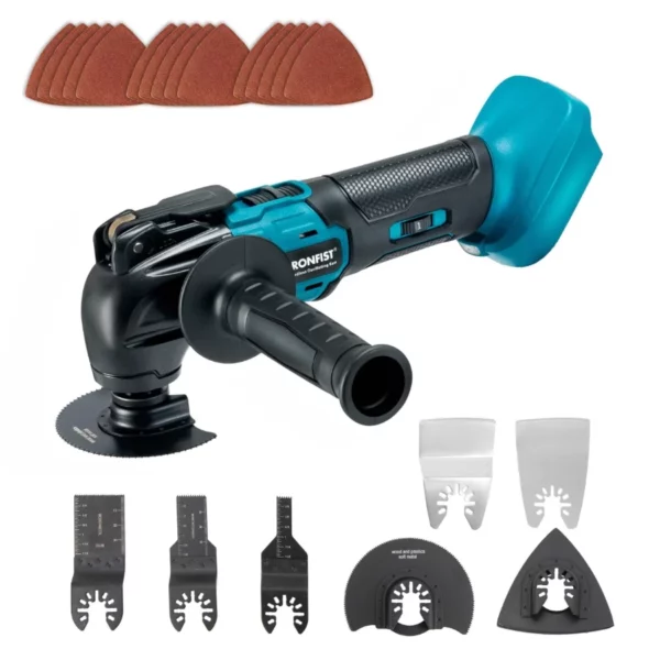 18V Cordless Oscillating Tool with Brushless Motor, 6 Speeds, Quick Blade Change, Cutting & Sanding Compatible with MAKITA
