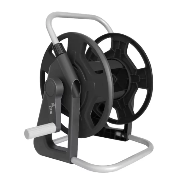 Portable Garden Water Hose Reel Cart Holds 65-100 Ft of 5/8 Inch Wall Mounted for Convenient Hose Storage and Watering