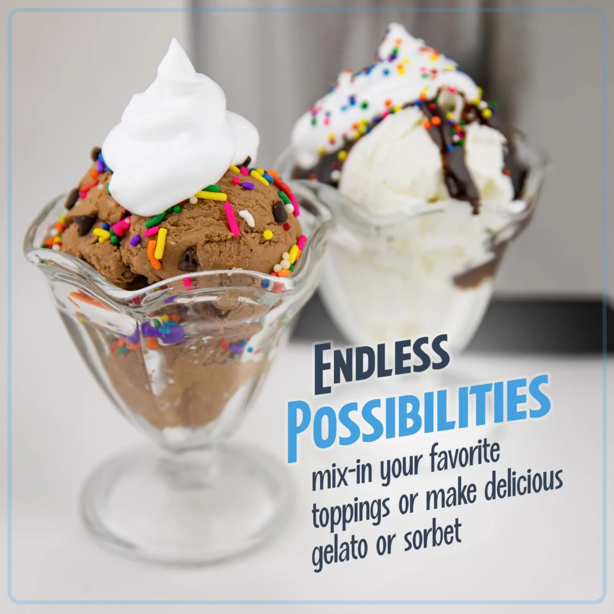 Nostalgia 2 Quart Electric Ice Cream Maker – Make Homemade Ice Cream Gelato Sorbet Frozen Yogurt 03