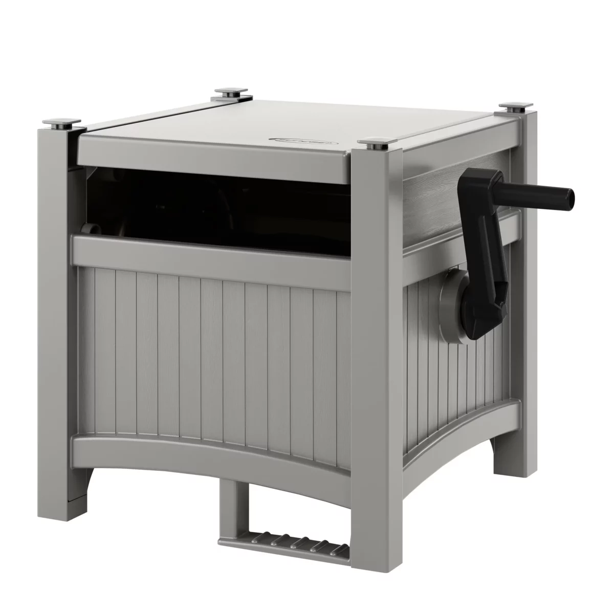 Suncast 100 ft. Hose Hideaway Hose Reel Gray 07 scaled