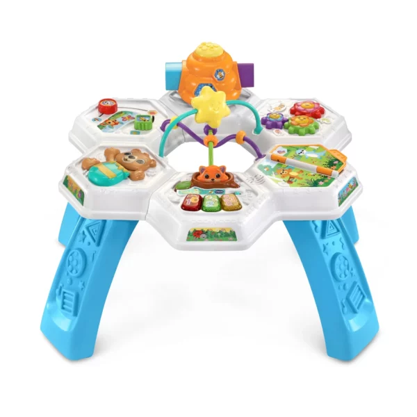 Vtech Buzz & Learn Activity Table With Accessories, Educational Baby And Toddler Activity Toy With Music And Lights, Gift For Kids