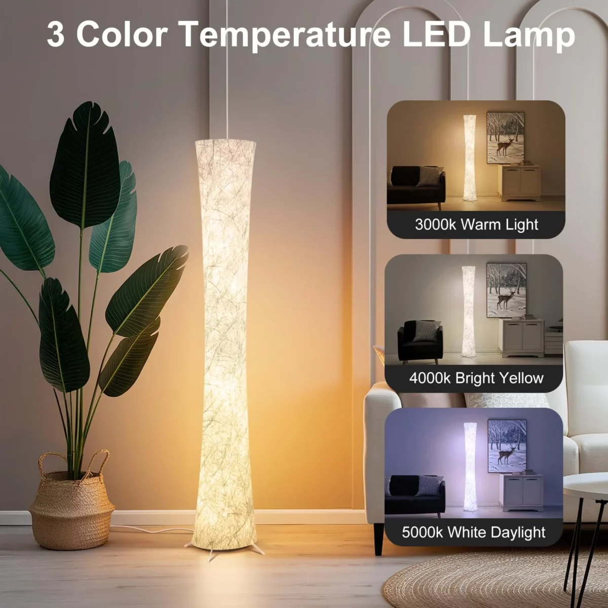 WORLD WIN Floor Lamp 61 Smart RGB LED Corner Lamp with Music Sync and 16 Million DIY Colors 3 Co 04