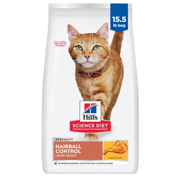 Hil-l's Hairball Control Light Adult Dry Cat Food - Chicken