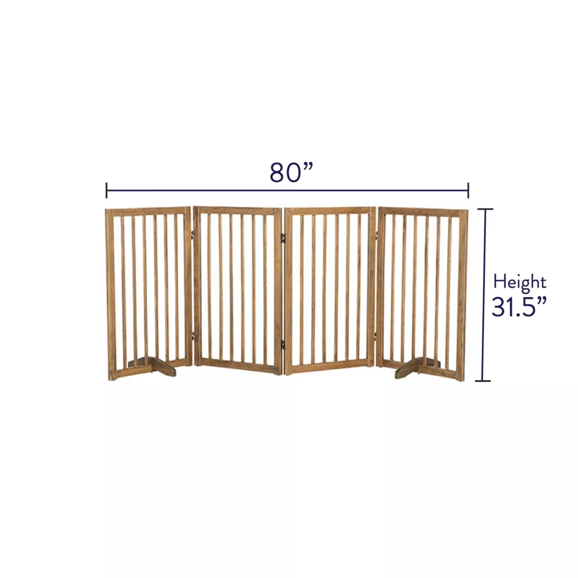 4-Panel Foldable Pet Gate – Freestanding Adjustable Dog Barrier for Indoor Use (2) 4 Panel Foldable Pet Gate – Freestanding Adjustable Dog Barrier for Indoor Use 2