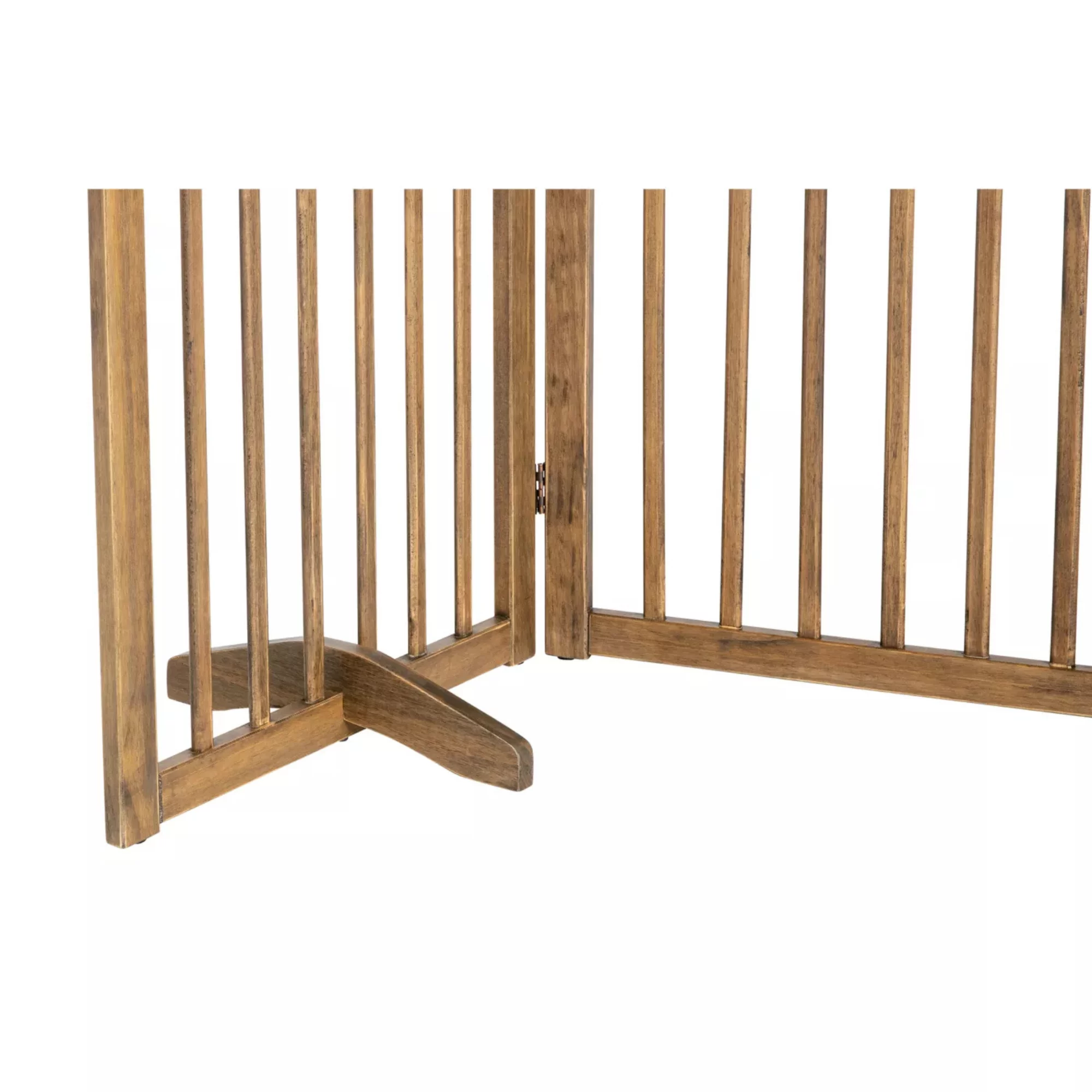 4-Panel Foldable Pet Gate – Freestanding Adjustable Dog Barrier for Indoor Use (3) 4 Panel Foldable Pet Gate – Freestanding Adjustable Dog Barrier for Indoor Use 3