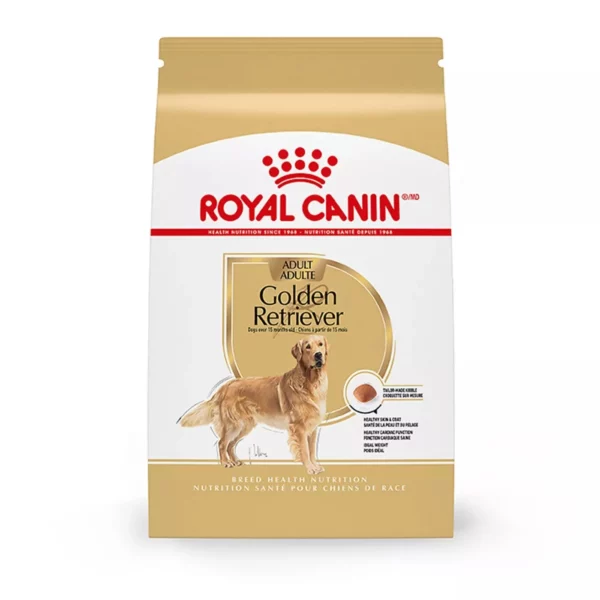 Royal Canin Breed Health Nutrition Golden Retriever Adult Dry Dog Food – 30 lb Breed Specific Formula