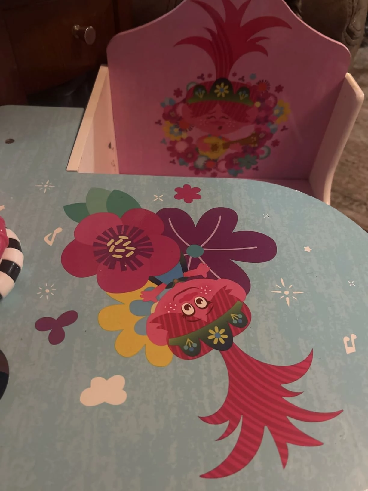 Click to view full screen Delta Children Space Adventures Chair Desk With Storage Bin, Kids Study Desk For Arts Crafts Snack Time Homework Blue. photo review
