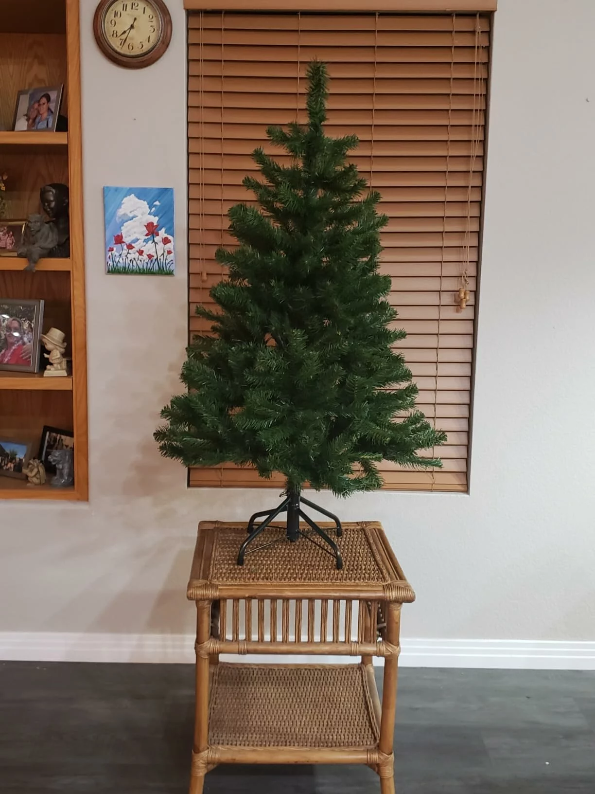 Nearly Natural 4-ft Northern Rocky Spruce Artificial Christmas Tree – Realistic, Space-Saving Design photo review