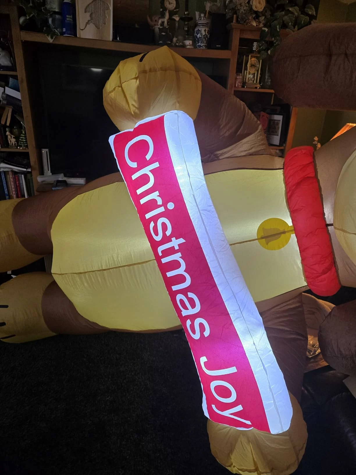 GARIG 10FT Lighted Christmas Inflatable Puppy – Built-in LED Blow Up Yard Decor for Outdoor Lawn, Garden & Xmas Holiday Party USA photo review