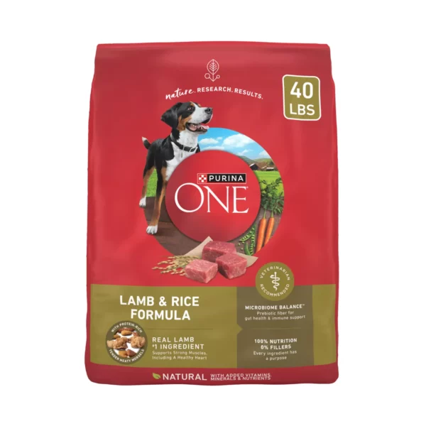Adult Dog Dry Food with Lamb & Rice – High Protein Formula