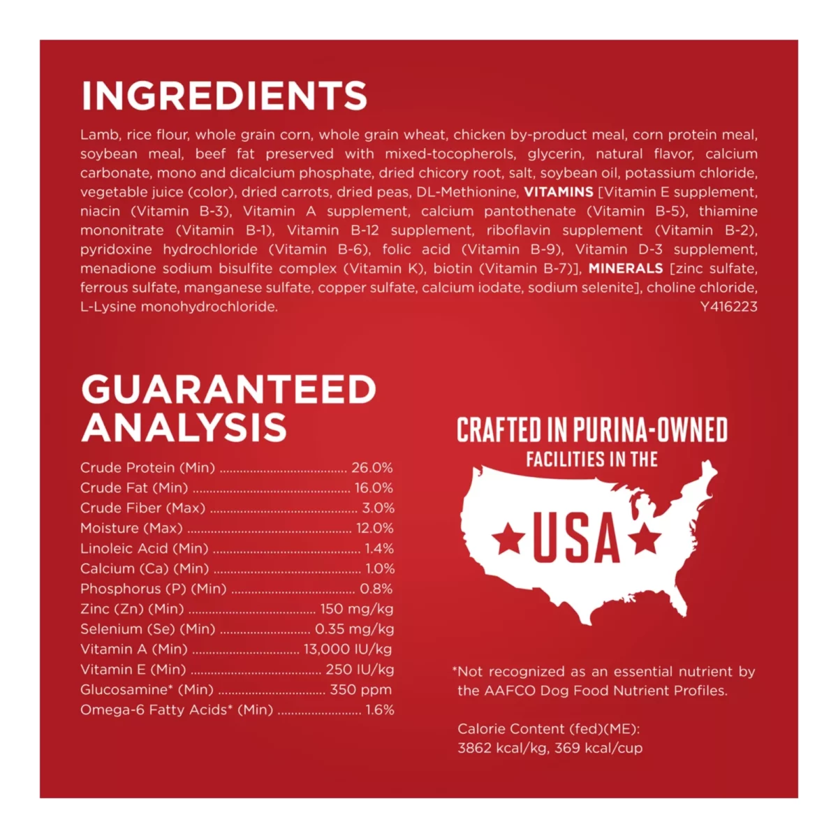 Adult Dog Dry Food with Lamb Rice – High Protein Formula 5