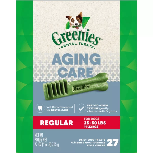 Aging Care Dog Dental Treats – Natural Oral Health Chews for Senior Dogs