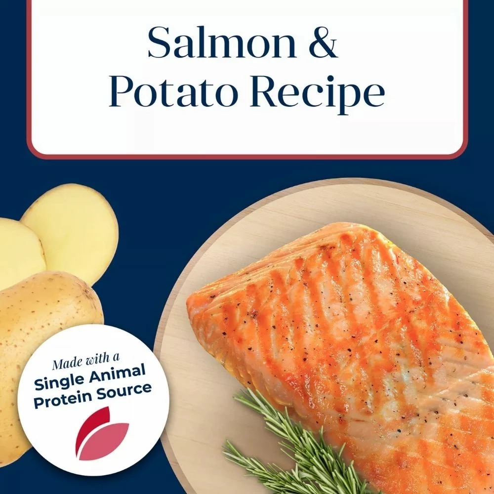 Basics Skin and Stomach Care Adult Dry Dog Food – Salmon and Potato Recipe for Gentle Digestion and Healthy Coat (4) Basics Skin and Stomach Care Adult Dry Dog Food – Salmon and Potato Recipe for Gentle Digestion and Healthy Coat 4