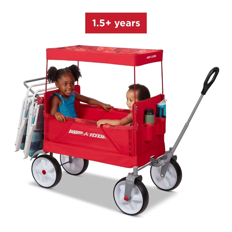 Beach Wagon with Big Wheels for Sand, Rolling Cart, Baby Stroller, Folding Cart, Radio Flyer Beach & - 04 Beach Wagon with Big Wheels for Sand Rolling Cart Baby Stroller Folding Cart Radio Flyer Beach 04