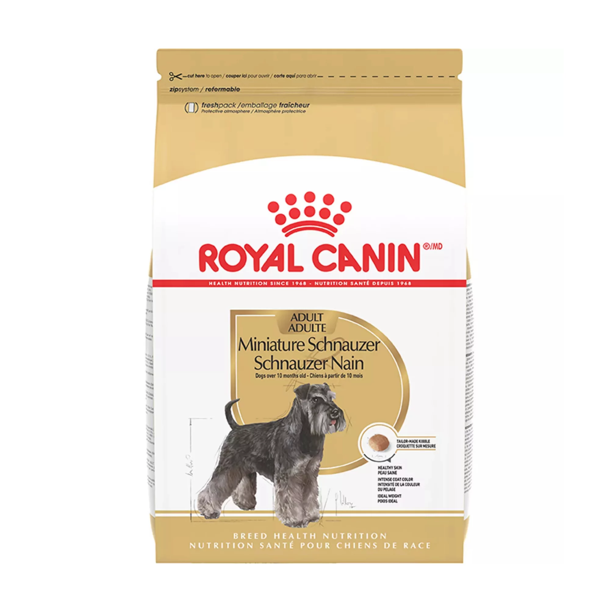 Breed Health Nutrition Miniature Schnauzer Adult Dry Dog Food – 10 lb (1) Breed Health Nutrition Miniature Schnauzer Adult Dry Dog Food – 10 lb 1